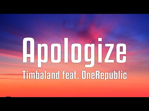 Timbaland, OneRepublic - Apologize видео (клип)